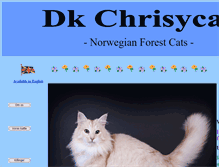 Tablet Screenshot of chrisycat.dk